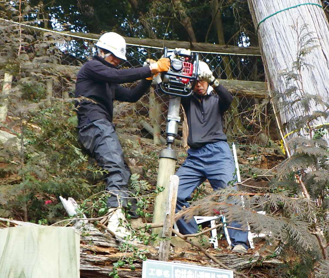 ビーガンで打ち込む様子