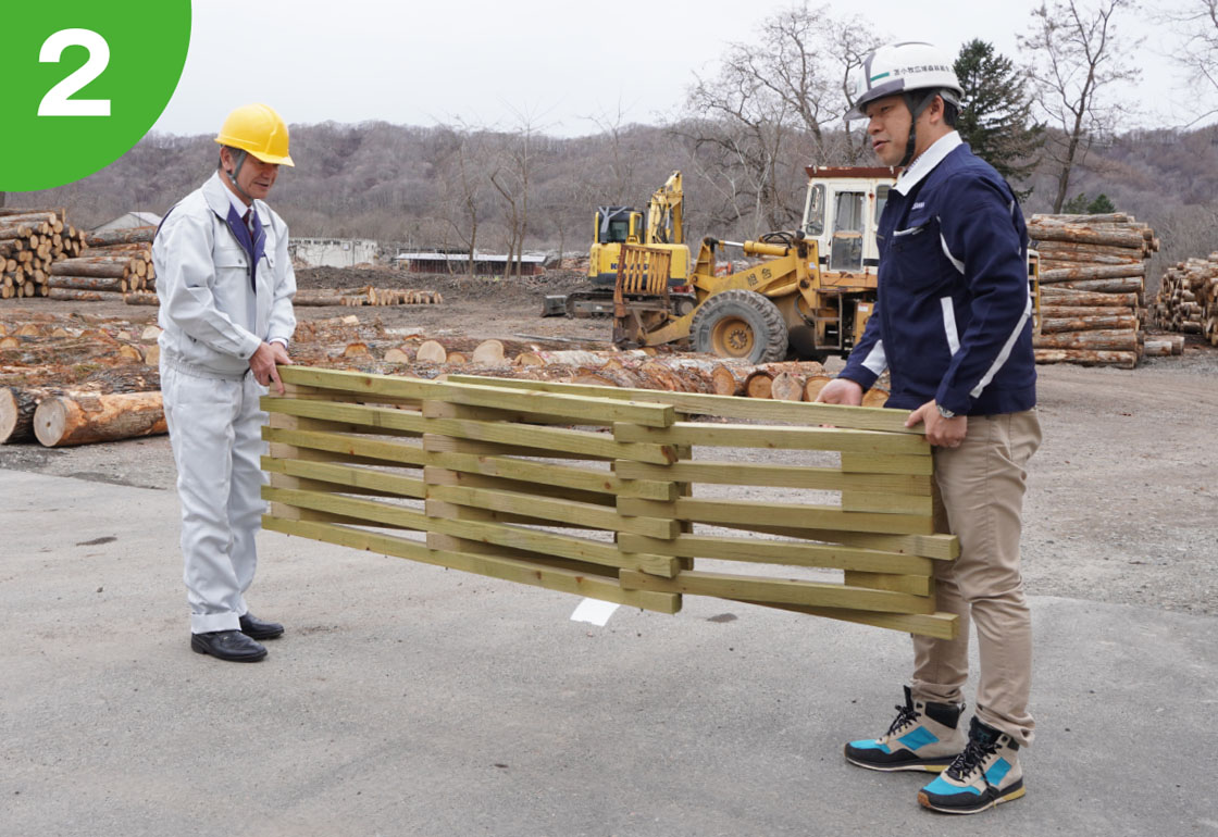 木製枠・組み立て