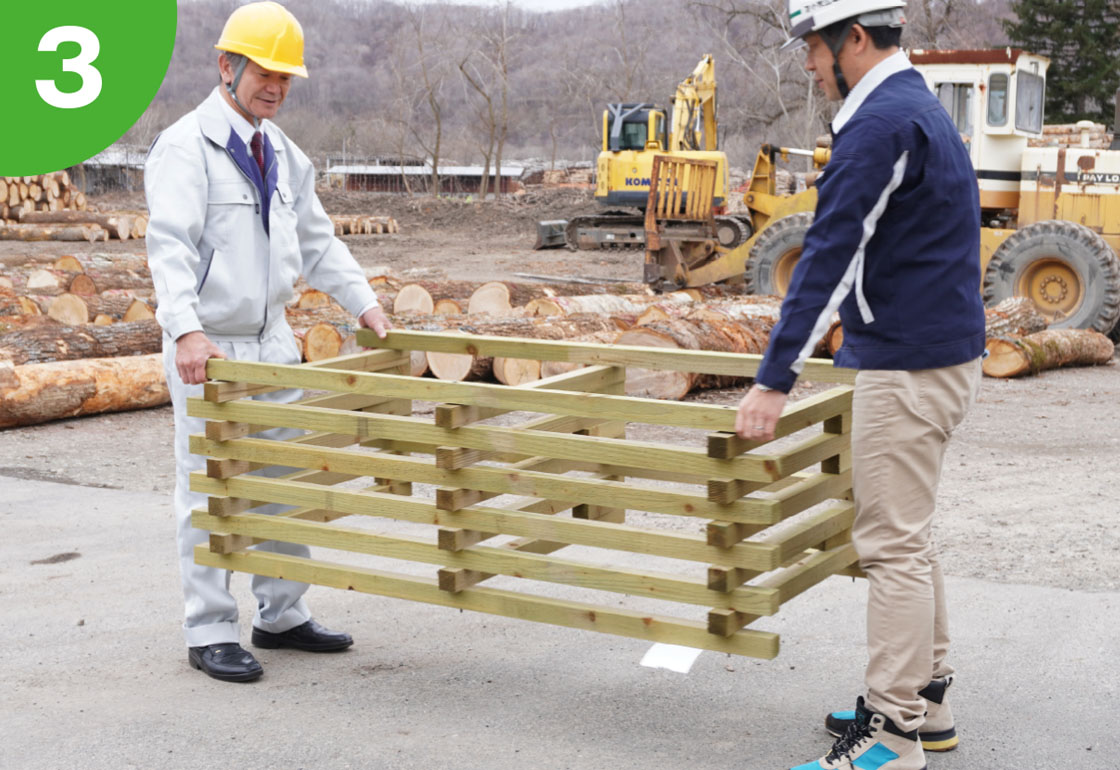 木製枠・組み立て