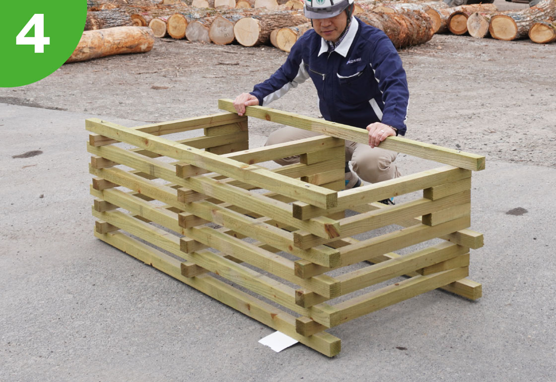 木製枠・組み立て