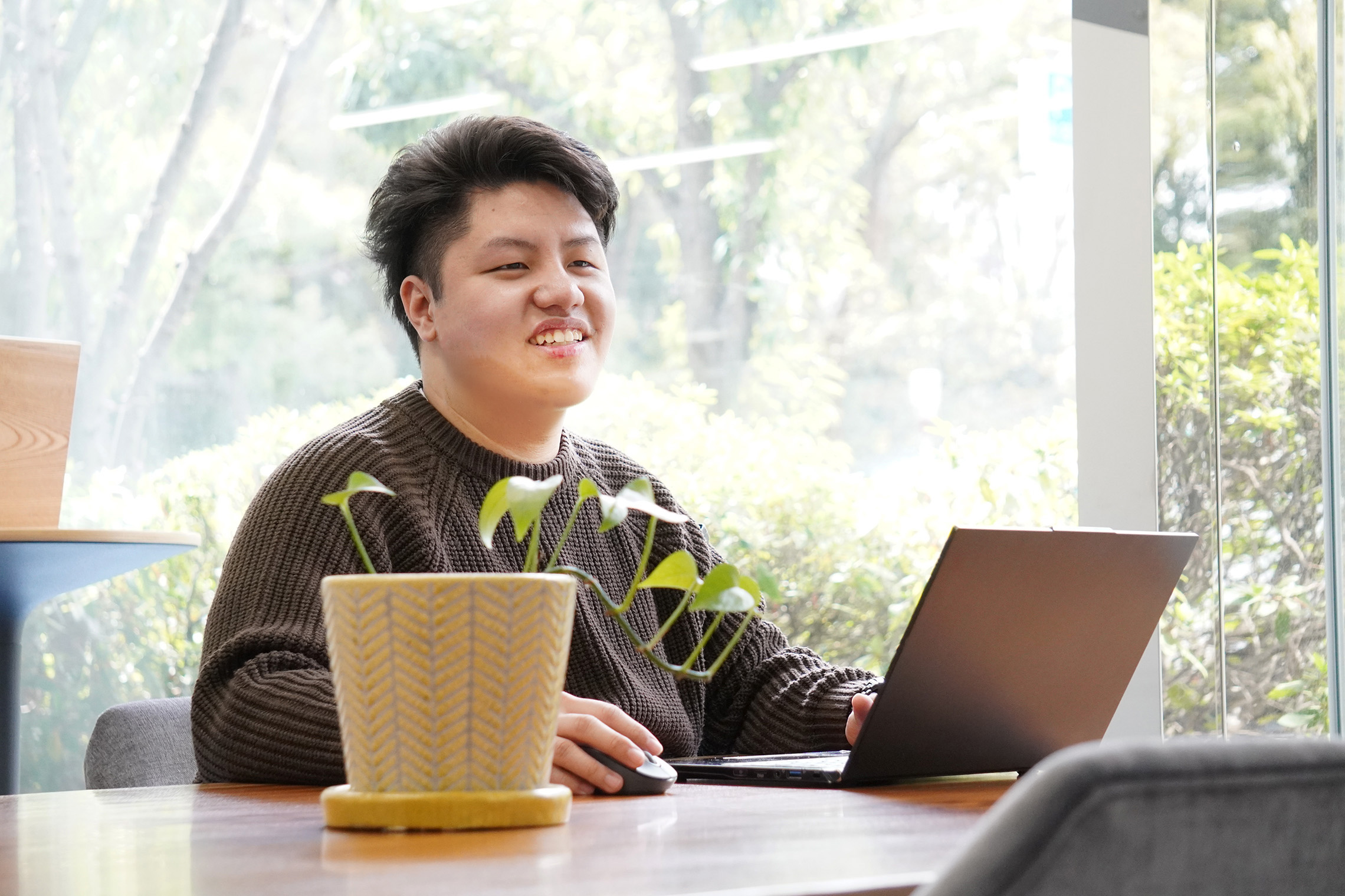 社員の発表風景