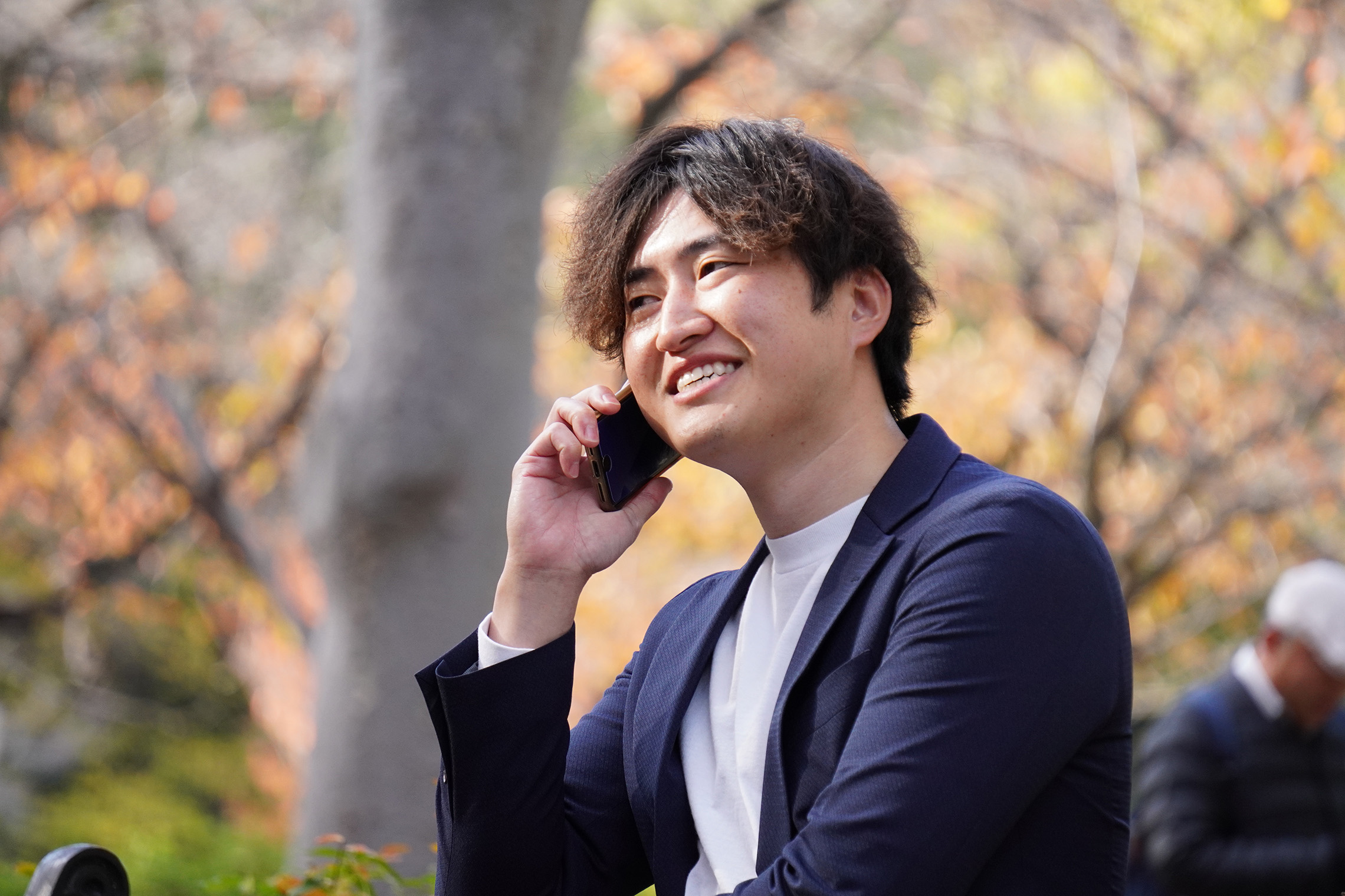 社員のインタビュー風景